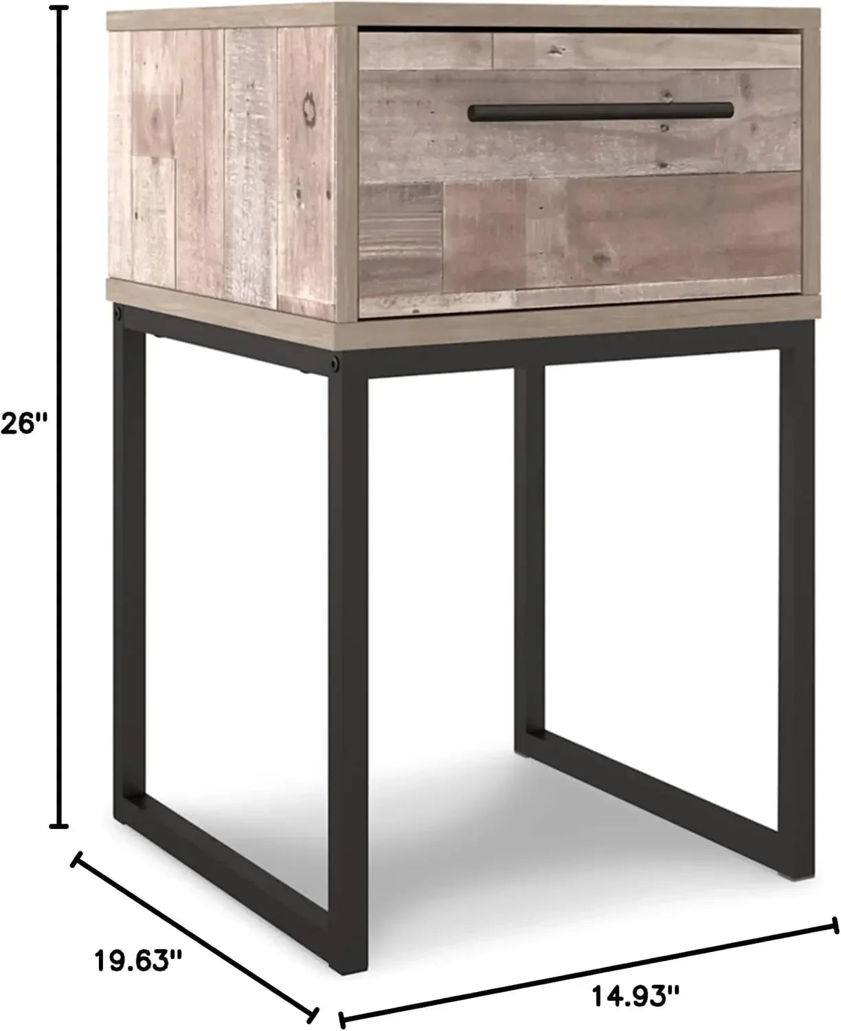 Neilsville 1 Drawer Night Stand Modern Nightstand Bedside Table