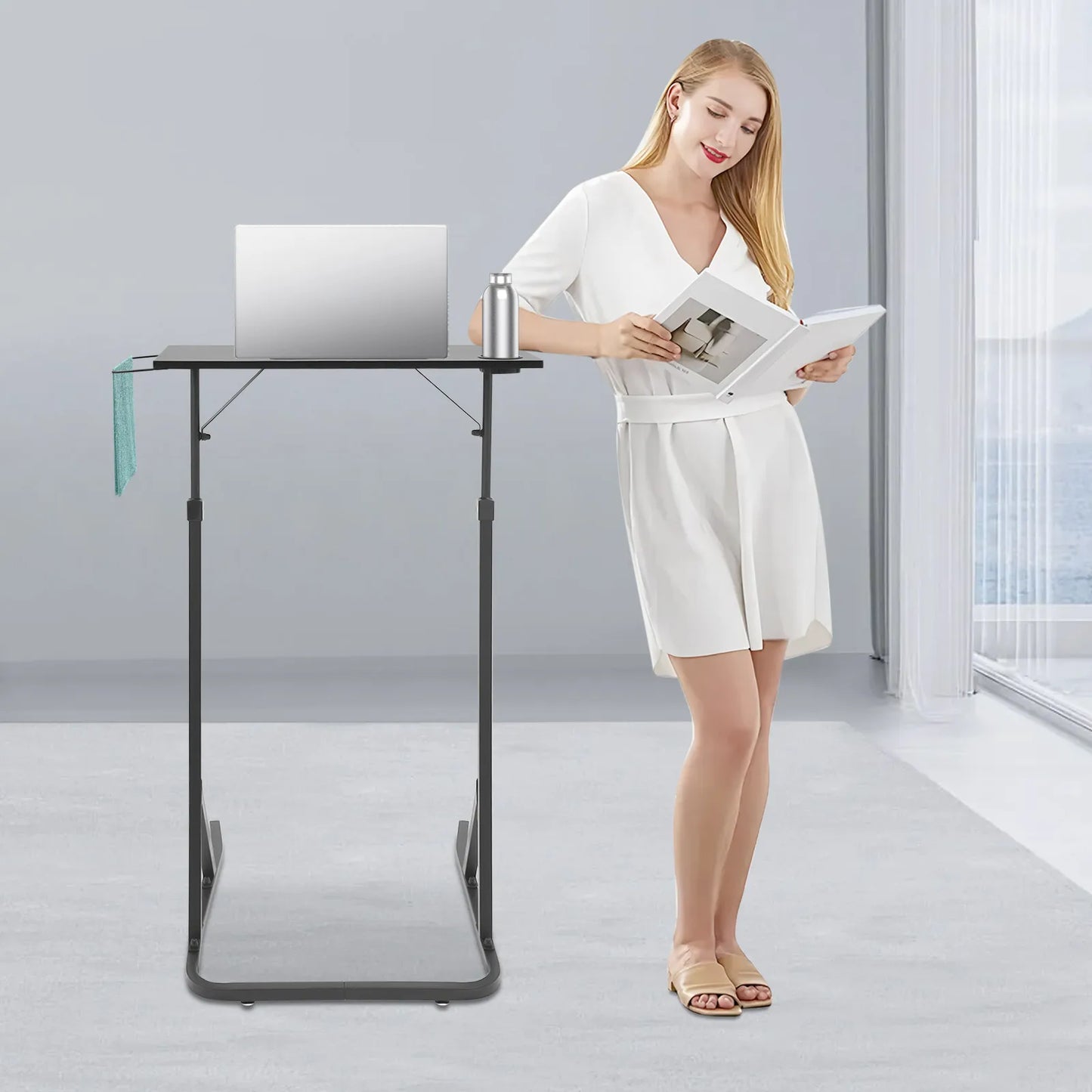 Adjustable Standing Desk for Home Office Fitness Treadmill Bike Workstation