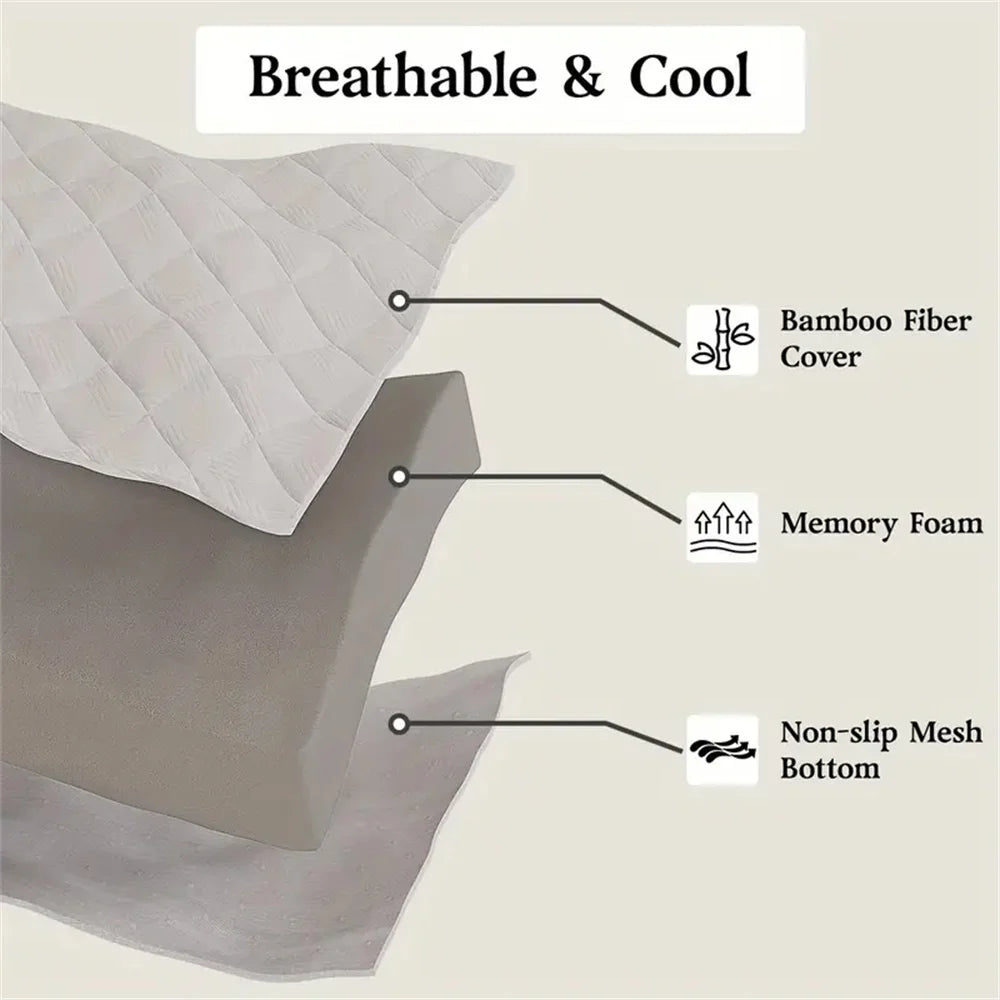 Ljustra 3 Inch Pain Relieving Foam Mattress Topper Removable Cover