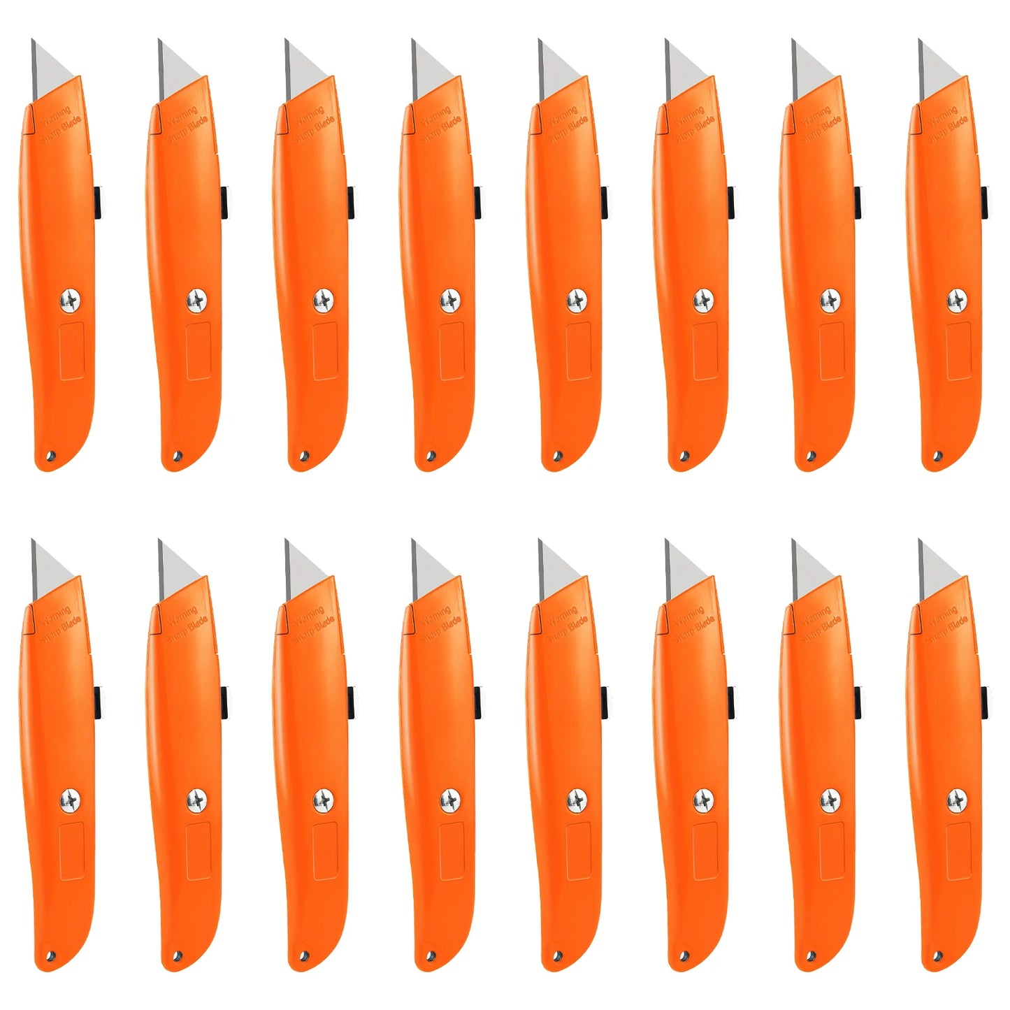 DIY Utility Knife 16 Pack Heavy Duty Box Cutter Retractable Blade