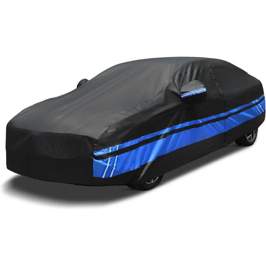 10-Layer Waterproof Car Cover All Weather Fit BMW Ford Mercedes
