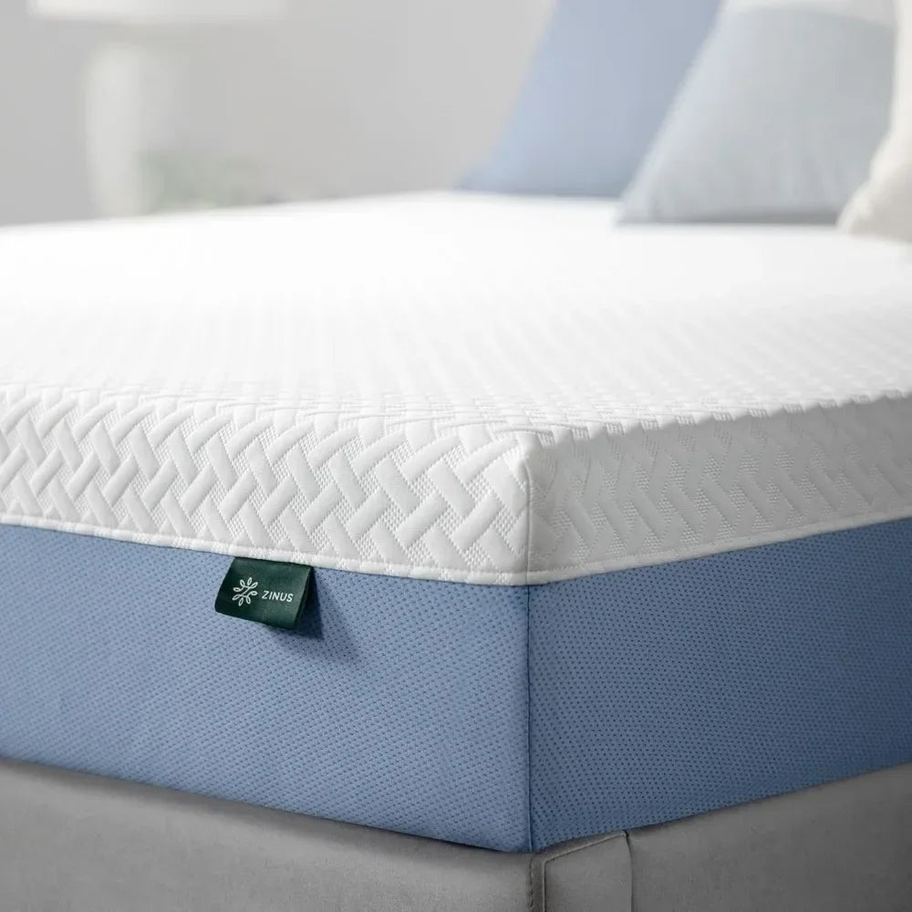 Ljustra 6 Inch Cooling Essential Memory Foam Mattress Queen Medium Feel