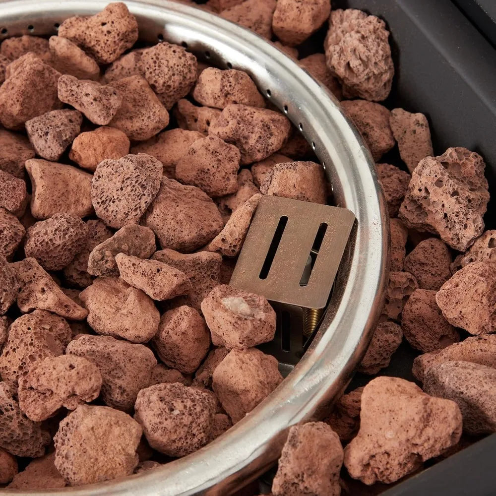 28 Inch Propane Fire Pit Table 50000 BTU Outdoor Gas Fire Pit