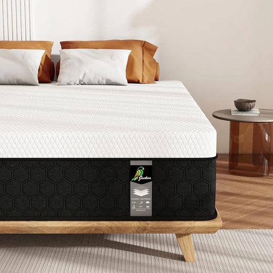 Ljustra Full Size 10 Inch Innerspring Hybrid Mattress with Memory Foam