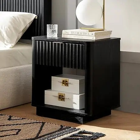 Brooklyn Night Stand Modern Farmhouse Nightstand Small Bedside Table