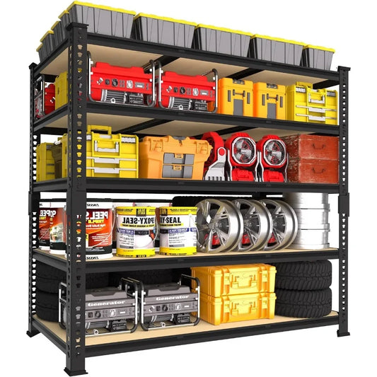 Heavy Duty Adjustable Metal Garage Storage Shelves Utility Rack