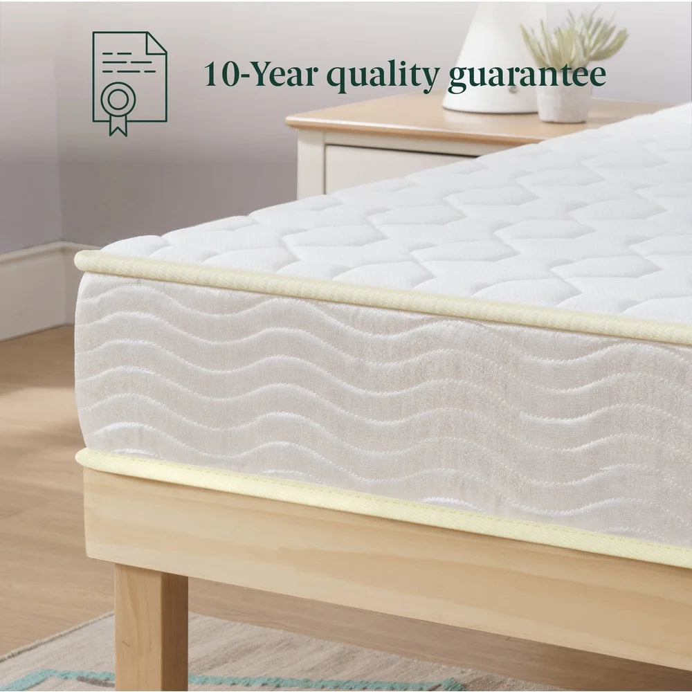 Ljustra 6 Inch Innerspring Twin Mattress Gel Infused Foam Compact Sleep Solution