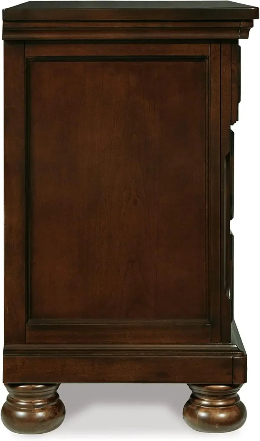 Porter Classic 2 Drawer Nightstand Modern Dovetail Construction 29.88"