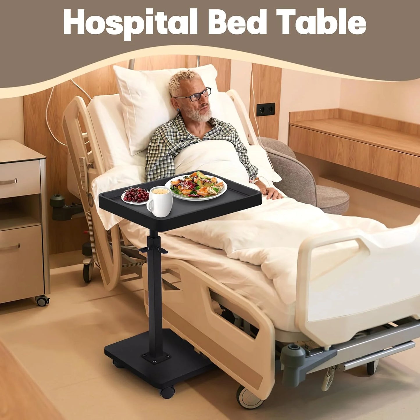 Ljustra C Shaped Side Table Mobile Coffee Table Modern Minimalist Design