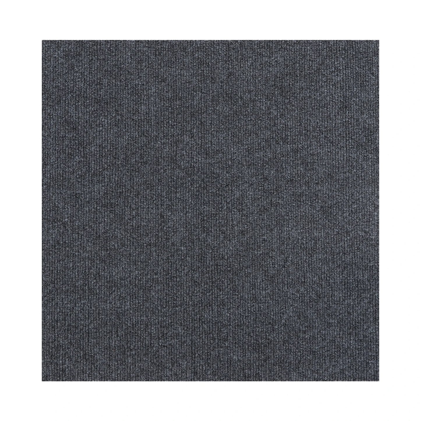 20PCS Self-adhesive Dark Grey Square Carpet Tiles for Home and Hotel