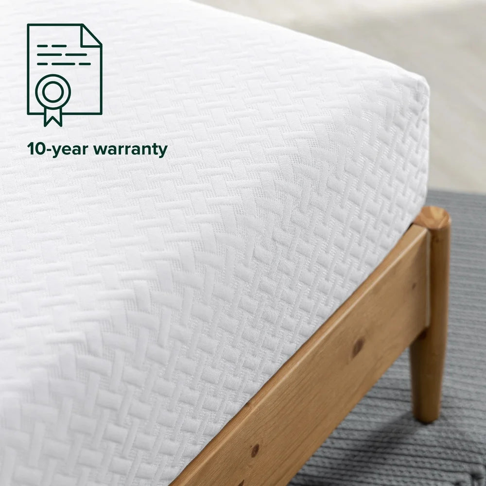 Ljustra Green Tea Cool Mate 8 Inch Gel Memory Foam Mattress Queen