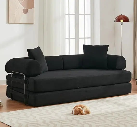 Ljustra Convertible Folding Sofa Bed Modular Floor Couch with Pillows