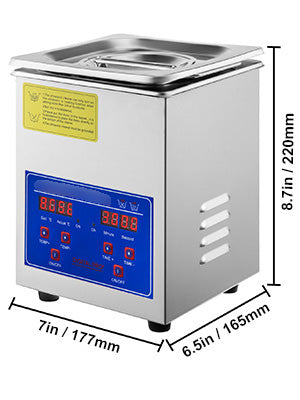 **** Ljustra Ultrasonic Cleaner 1.3-30L Powerful Digital Jewelry Washing Machine