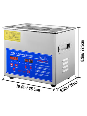**** Ljustra Ultrasonic Cleaner 1.3-30L Powerful Digital Jewelry Washing Machine