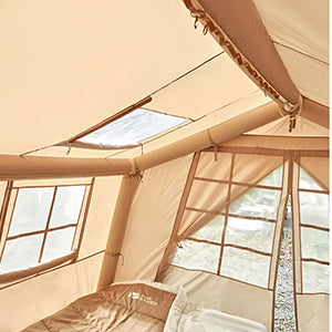 Large Inflatable Tent for 8-10 Person Instant Setup Waterproof Cabin