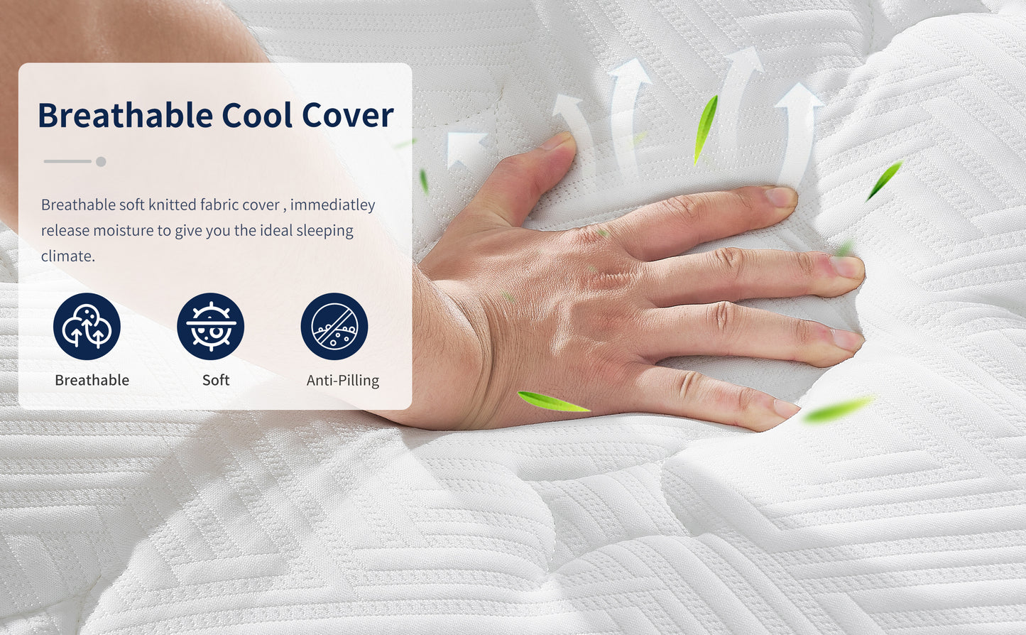 Ljustra 12 Inch Full Size Hybrid Mattress Pocket Springs Memory Foam