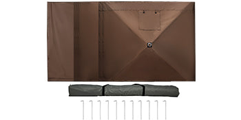 VEVOR Pop-up Camping Gazebo 12x12 10x10 Tent Canopy Outdoor Shelter