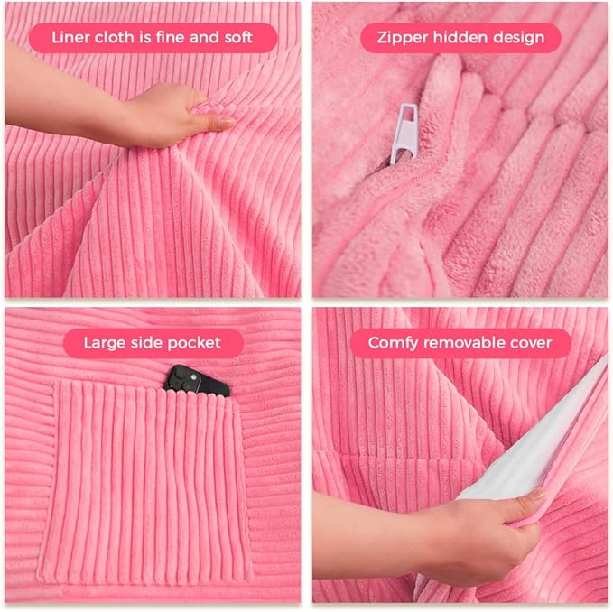 Giant Bean Bag Chair Bed Convertible Sofa Comfortable Lounge