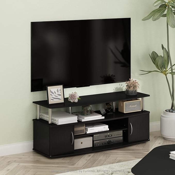 Jaya Large Entertainment Stand for TV Up to 55 Inch Modern Storage