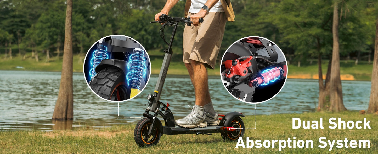 Electric Scooter 800W Motor 25MPH Folding E Scooter with Dual Braking