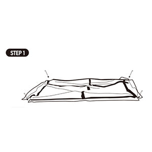 Large Inflatable Camping Tent Easy Setup Portable Tent with Hand Pump