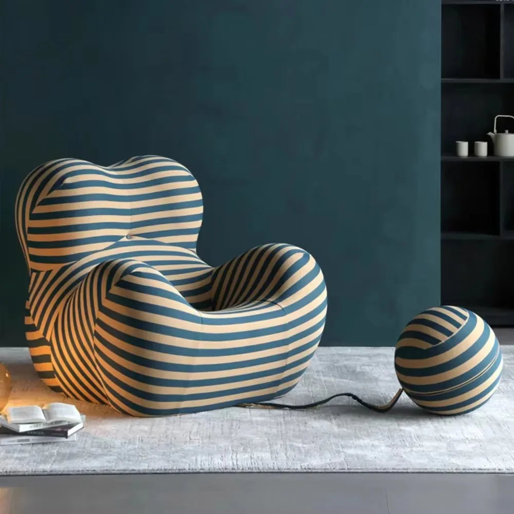 Ljustra Lazy Sofa Lounge Single Chaise Bean Bag Recliner Armchair