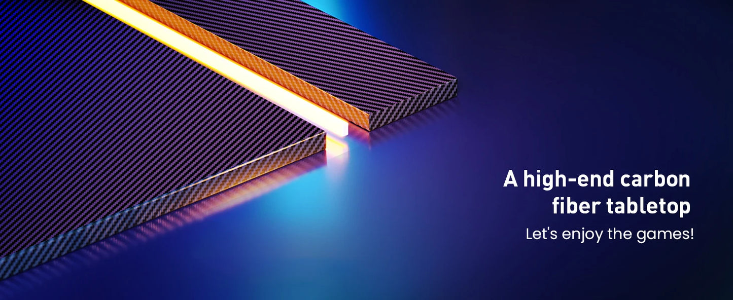 L-Shape Gaming Desk Carbon Fiber Computer Desk with Monitor Arm Storage