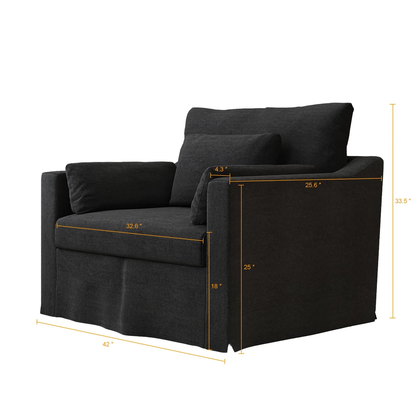 Ljustra Luxury Living Room Sofa Comfortable Couch Washable Cover