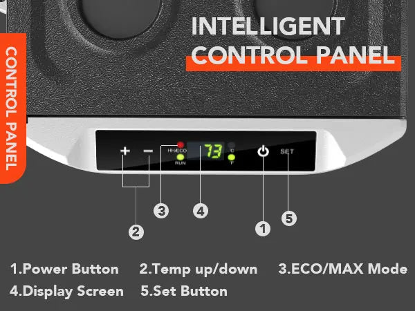 Portable Dual Zone Car Refrigerator 20L 30L Mini Fridge Cooler