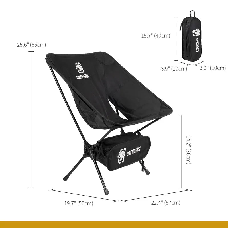 Ljustra Portable Camping Chair Folding Lightweight Outdoor Chair