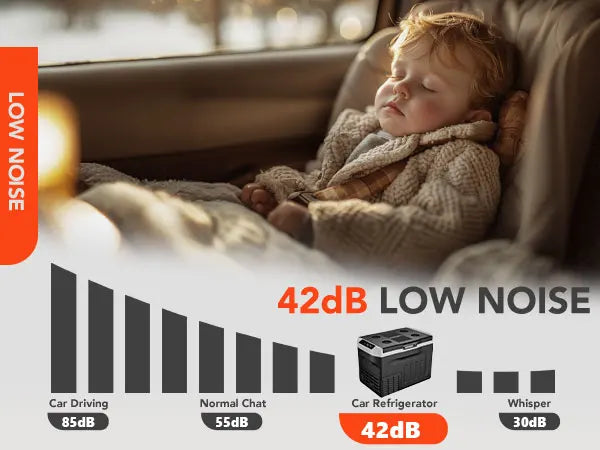 Portable Dual Zone Car Refrigerator 20L 30L Mini Fridge Cooler