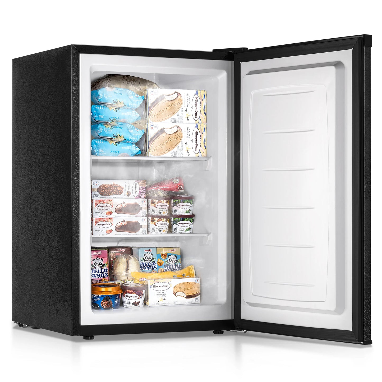 SIMZLIFE Compact Mini Freezer 3.0 Cubic Feet Reversible Door Home Office