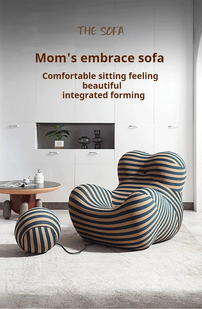 Ljustra Lazy Sofa Lounge Single Chaise Bean Bag Recliner Armchair