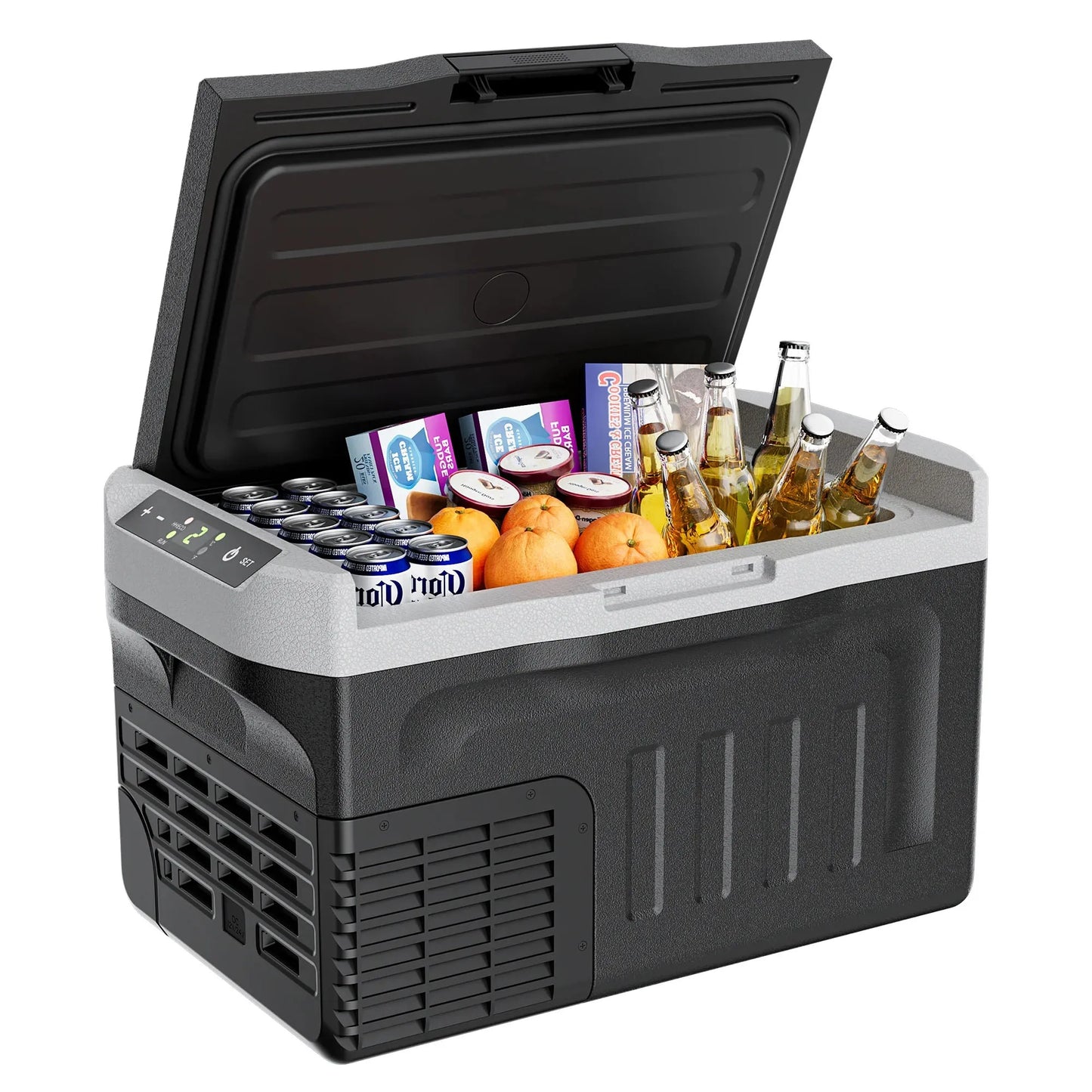 Ljustra 22QT Portable 12V Refrigerator Compressor Cooler for RV Truck