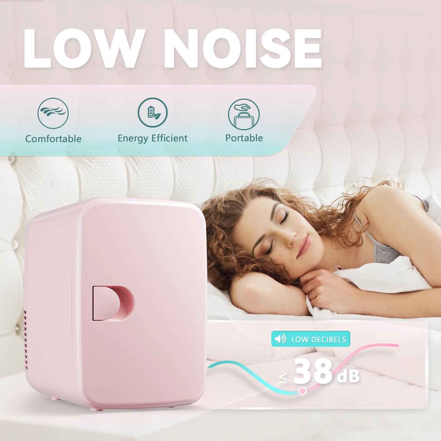 Ljustra Mini Refrigerator 4L Cold Warm Portable Car Office Insulation Box