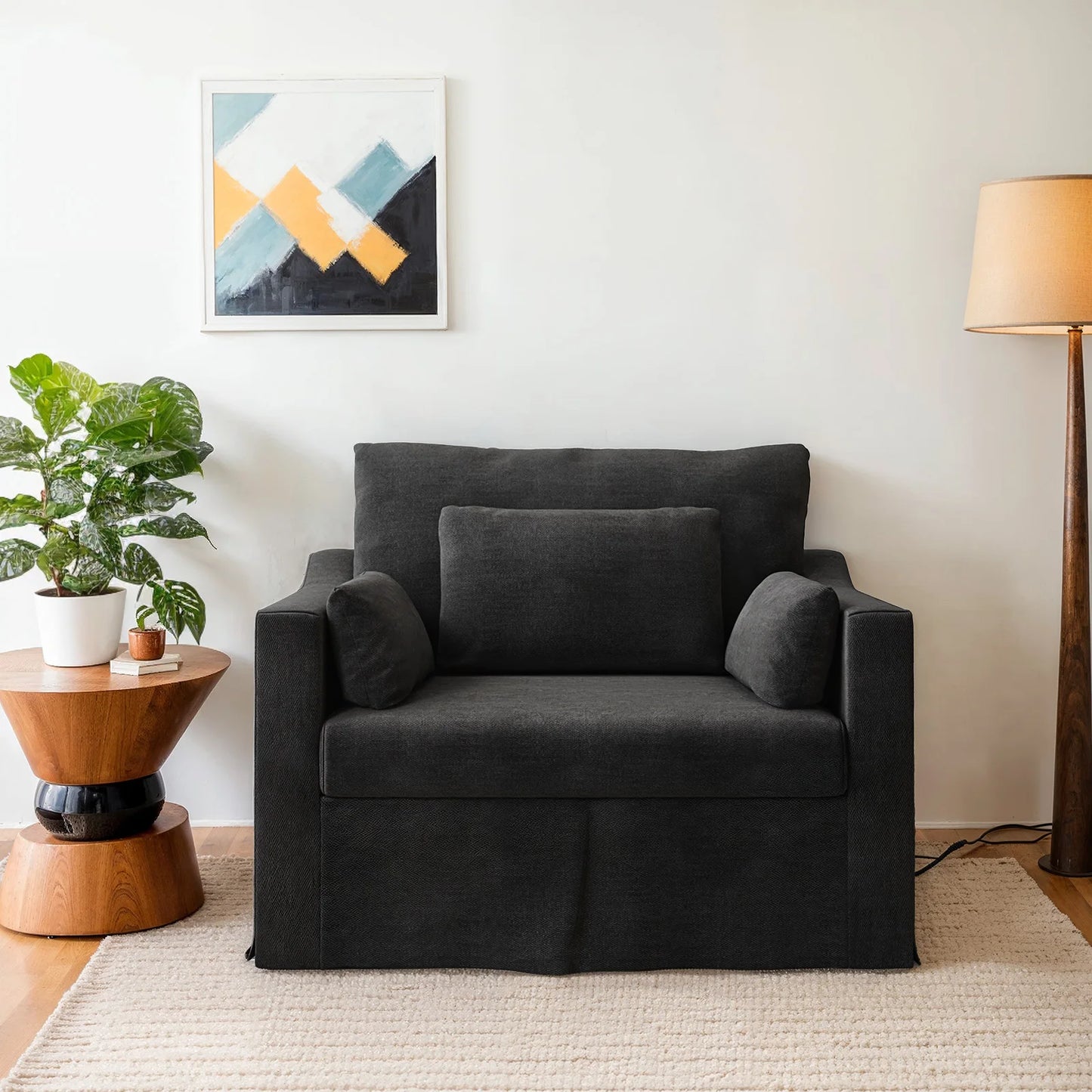 Ljustra Luxury Living Room Sofa Comfortable Couch Washable Cover