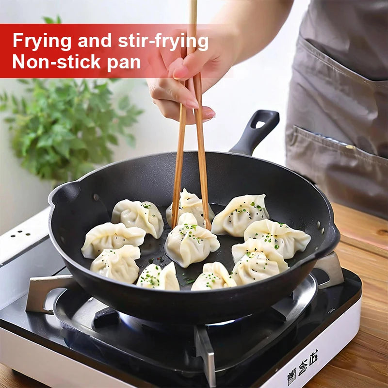 3 Piece Cast Iron Skillet Set Uncoated Frying Pans for All Stovetops