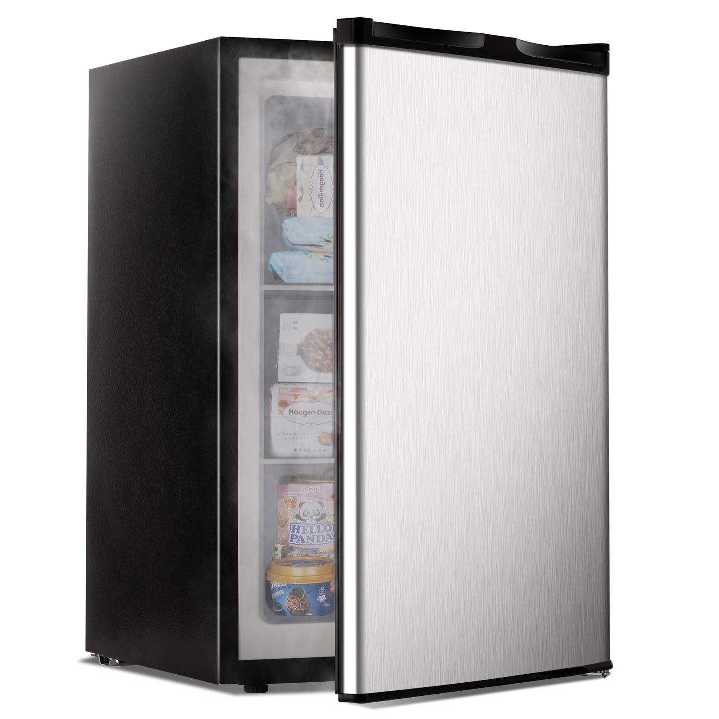 SIMZLIFE Compact Mini Freezer 3.0 Cubic Feet Reversible Door Home Office