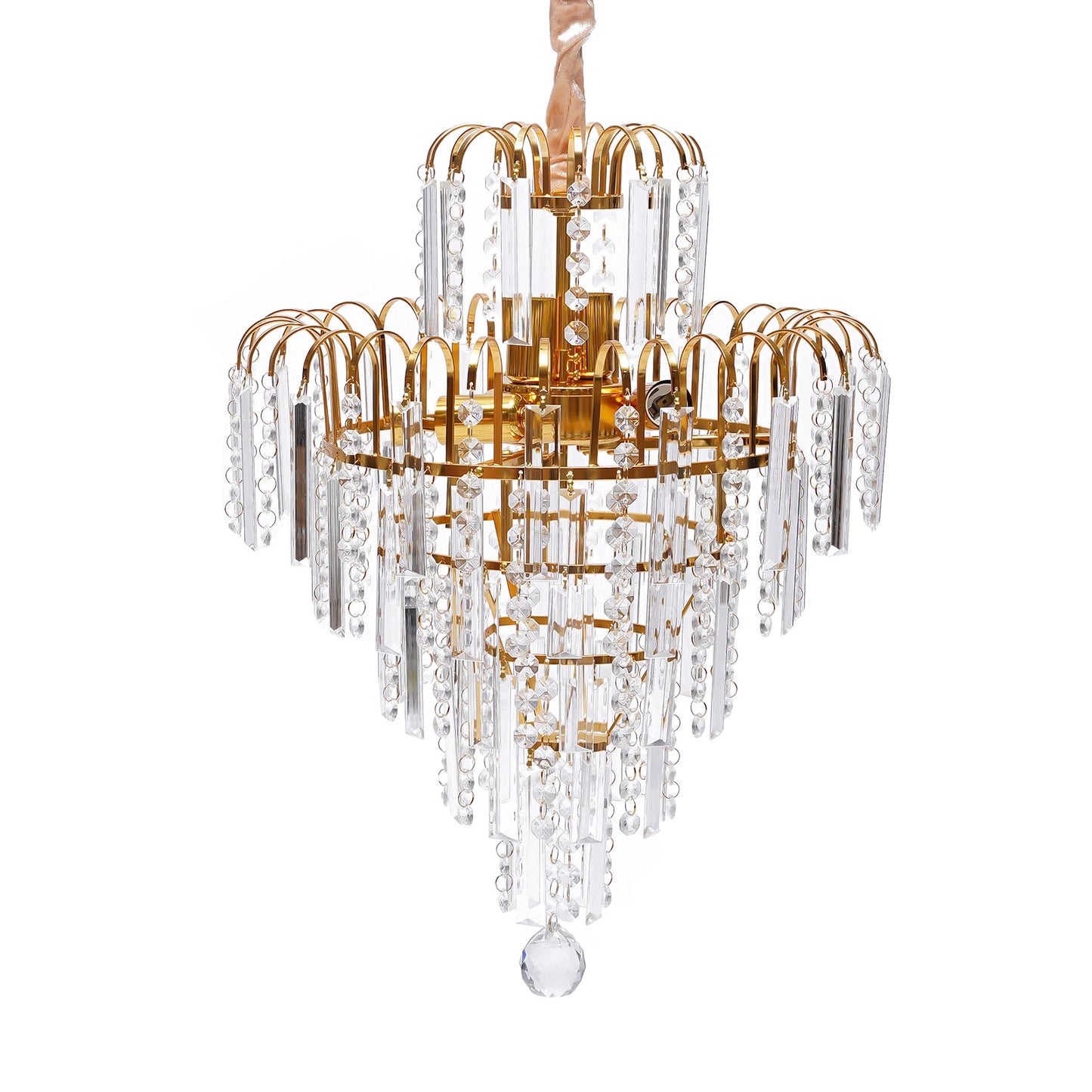 Elegant Modern Ceiling Light K9 Crystal Chandelier Pendant Fixture