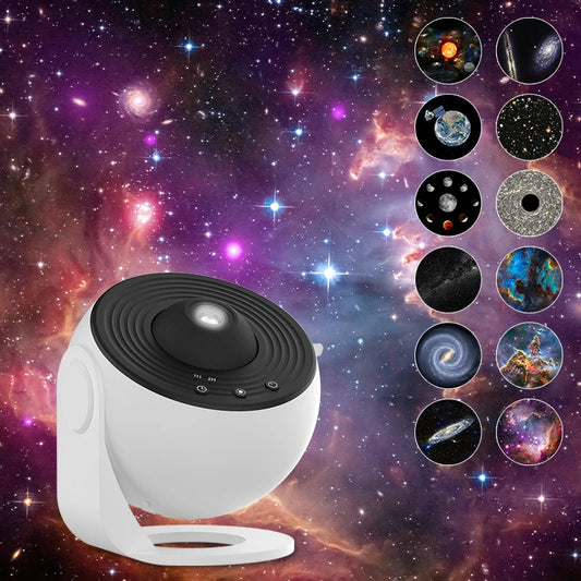 Night Light Galaxy Projector 360° Starry Sky Lamp for Kids Bedroom