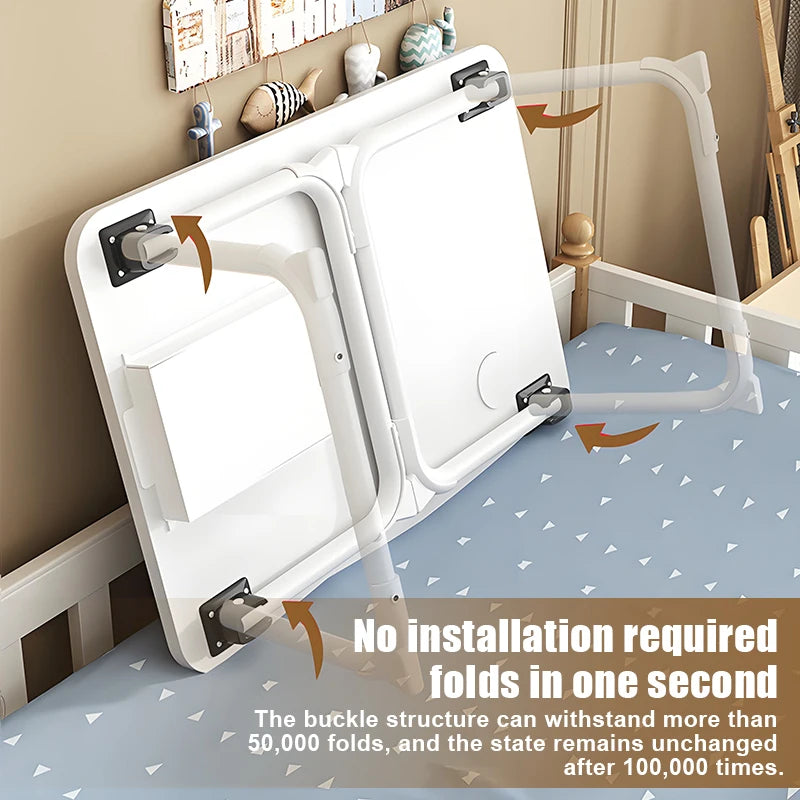 Multi-functional Folding Desk Laptop Table Space-Saving Bay Window Desk