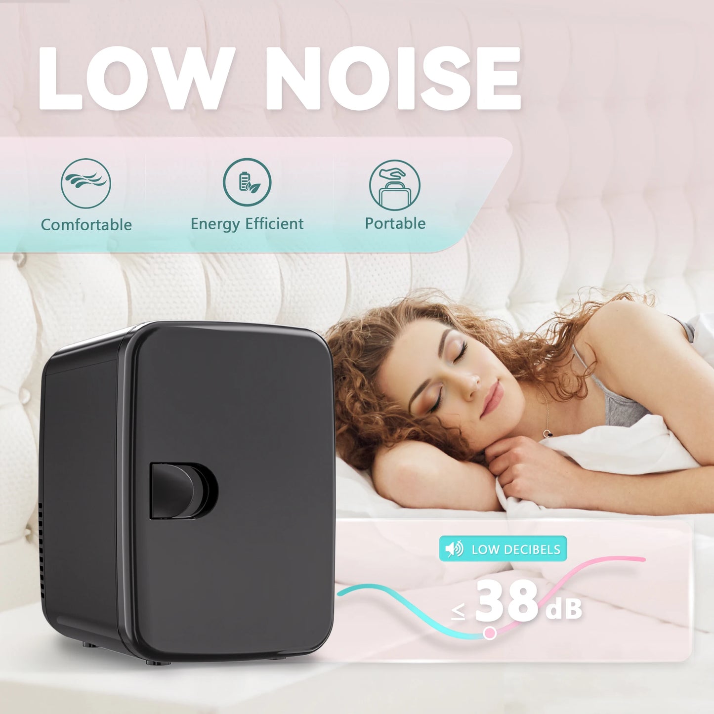 Ljustra Mini Refrigerator 4L Cold Warm Portable Car Office Insulation Box