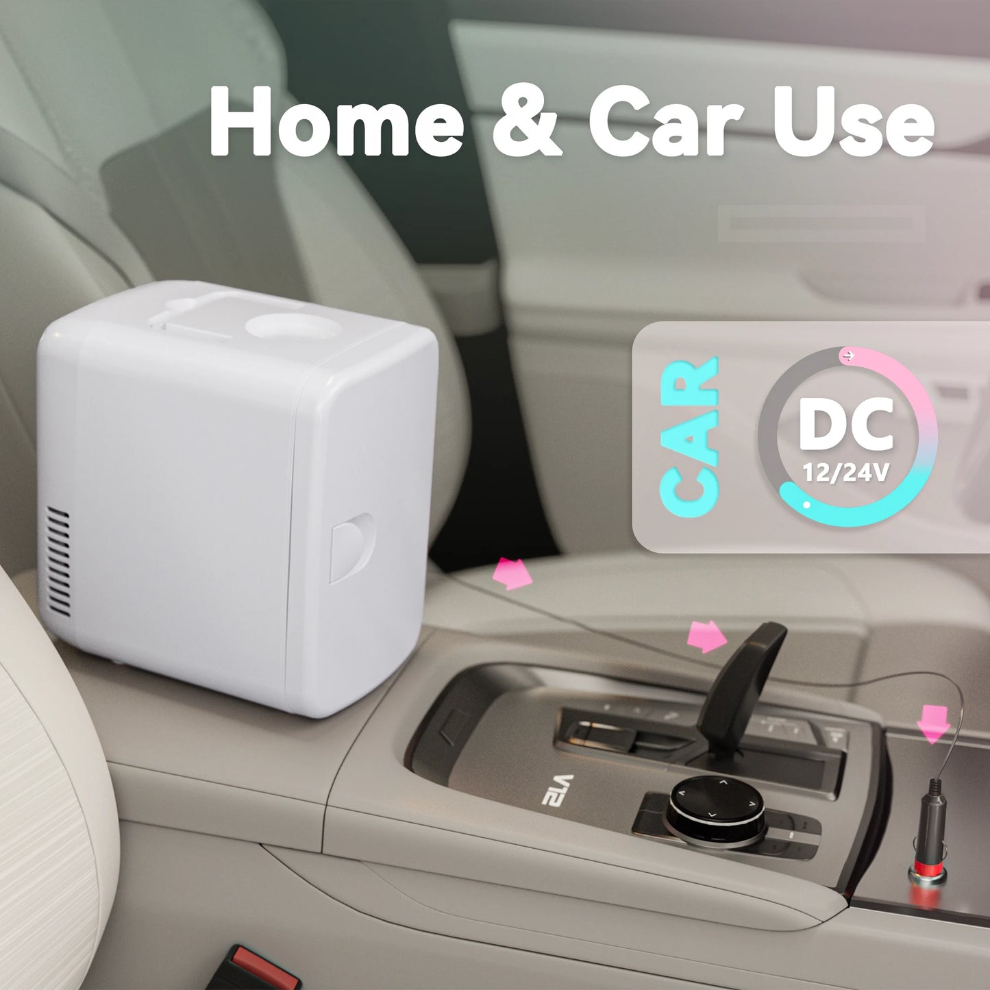 Ljustra Mini Refrigerator 4L Cold Warm Portable Car Office Insulation Box