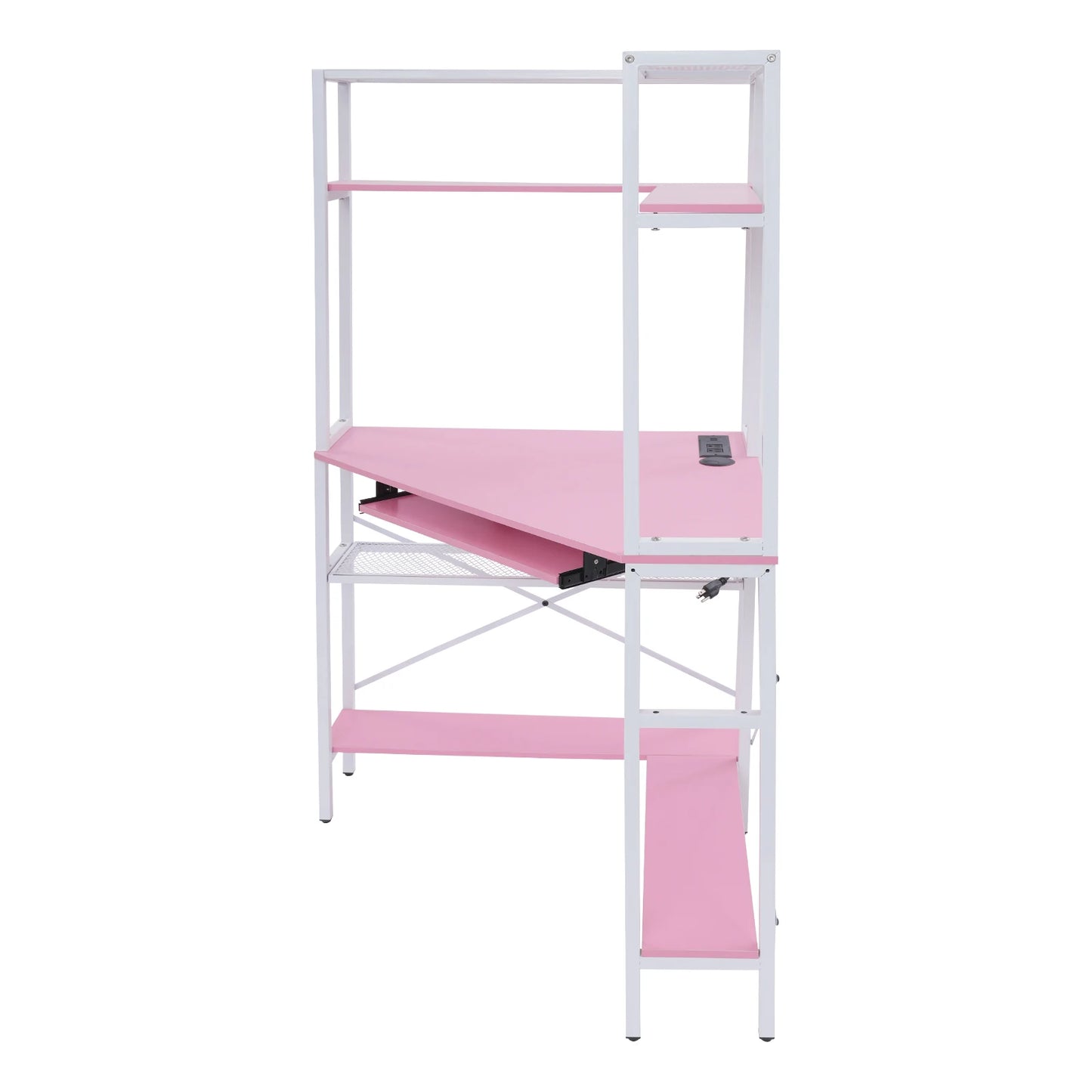 Pink Corner Desk Small Space Corner Computer Desk Modern Home Office