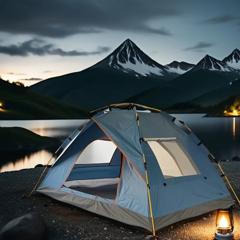 Extra Large 2-4 Person Lightweight Family Tent Quick Setup Picnic