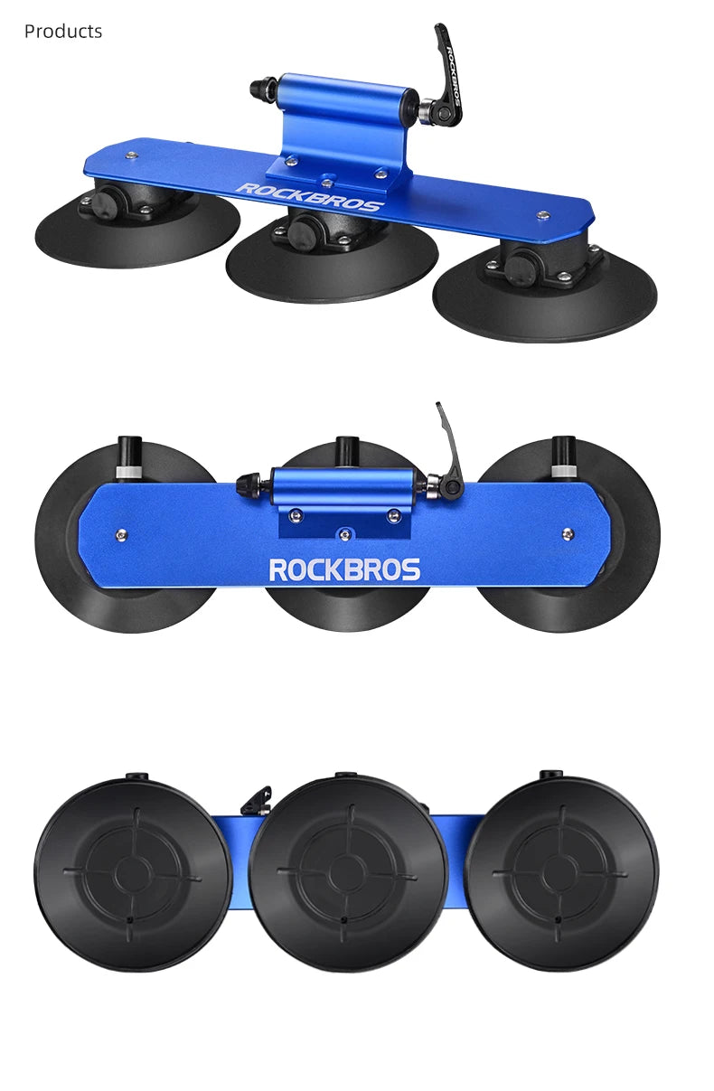 Ljustra Bicycle Car Rack Carrier Suction Cup Quick Install Roof Top Rack