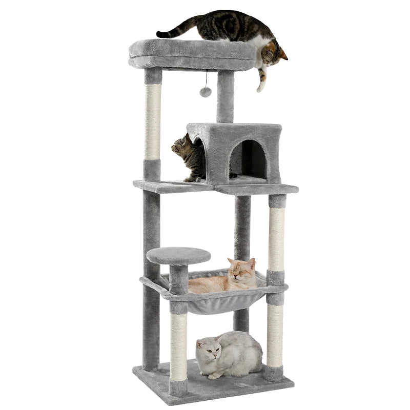 Luxury Cat Climbing Frame Multi-Layer Scratching Post Playground