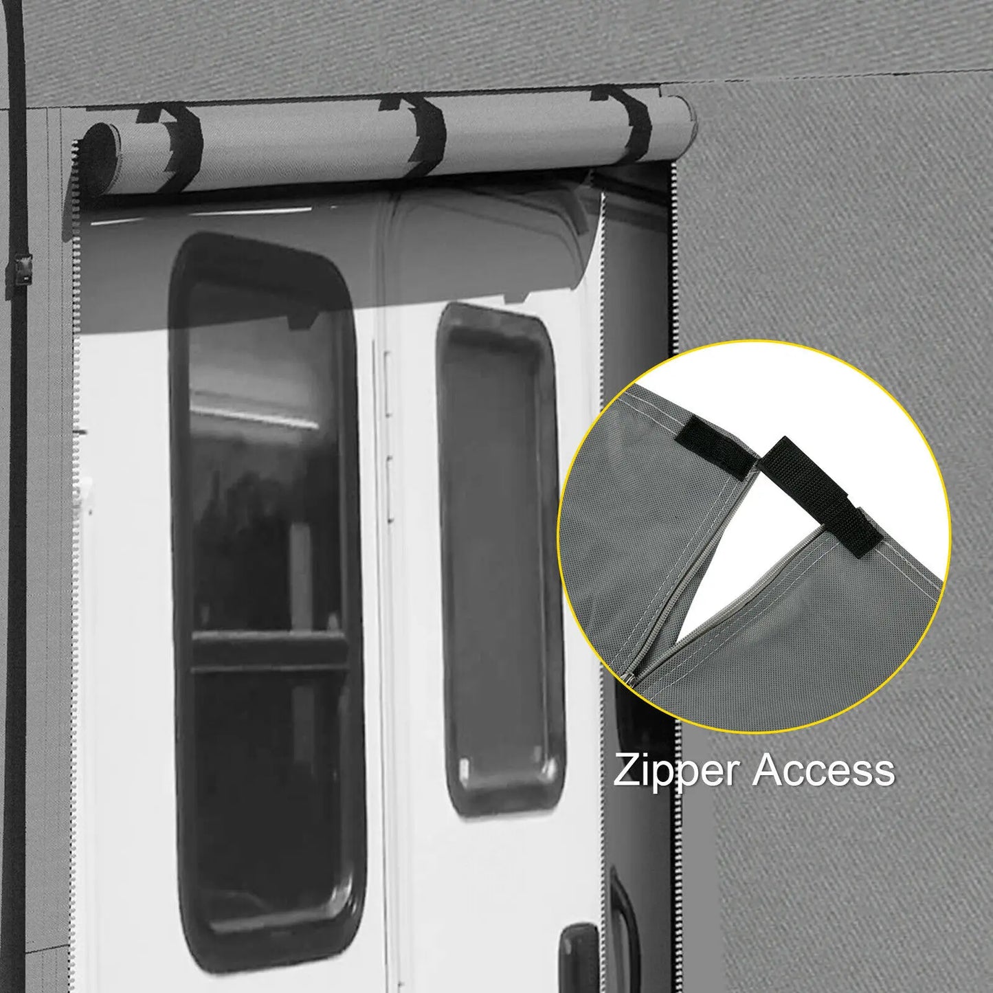 Ljustra RV Cover 33'-35' All Weather Protection Non-Woven Fabric