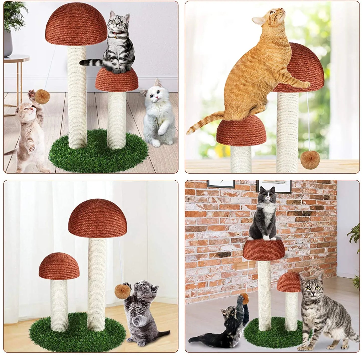 Luxury Cat Climbing Frame Multi-Layer Scratching Post Playground