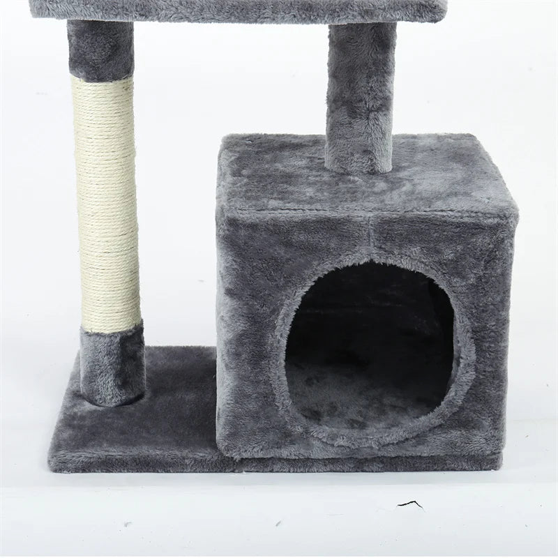 Luxury Cat Climbing Frame Multi-Layer Scratching Post Playground